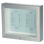 External Aluminium Menu Case