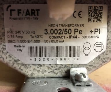 Fart Neon Transformer - 3002/50 P. e.