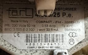 Fart Neon Transformer - 4002/25 P. e.