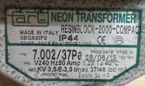 Fart Neon Transformer - 7002/37 P. e.