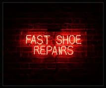 Fast Shoe Repairs Neon Sign