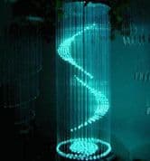 Fibre Optic chandelier - HALF ECLIPSE