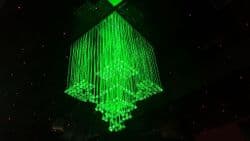 Fibre Optic chandelier - LUD SQUARE