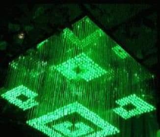 Fibre Optic chandelier - LUD SQUARE
