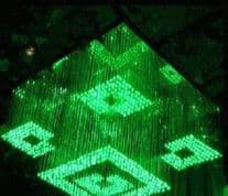 Fibre Optic chandelier - LUD SQUARE