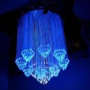 Fibre Optic chandelier - The Drop
