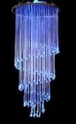Fibre Optic chandelier - THE SWIRL