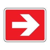 Fire Safety Sign - Fire Arrow Right 017