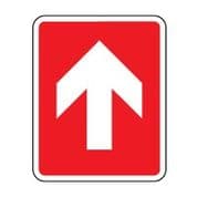 Fire Safety Sign - Fire Arrow Up 019