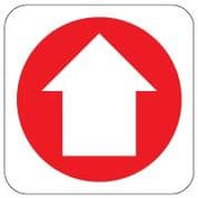 Fire Safety Sign - Fire Arrow Up 020