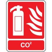 Fire Safety Sign - Fire CO2 021