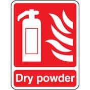 Fire Safety Sign - Fire Dry Powder 024