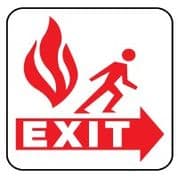 Fire safety sign - Fire Escape 053