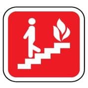 Fire safety sign - Fire Escape 055
