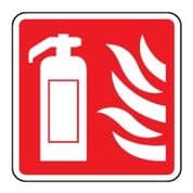Fire safety sign - Fire Ext/Flames 004