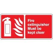 Fire safety sign - Fire Extinguisher Must 033
