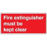 Fire safety sign - Fire Extinguisher Must 034