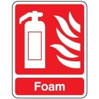 Fire safety sign - Fire Foam 085