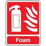 Fire safety sign - Fire Foam 085