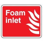 Fire safety sign - Fire Foam Inlet 086