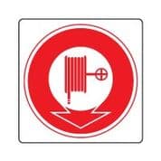Fire safety sign - Fire Hose 6 124