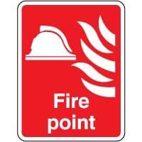 Fire safety sign - Fire Point 125