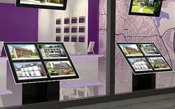 Free standing LED Light Poster Pockets