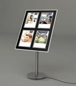 Free standing LED Light Poster Pockets - Zirius