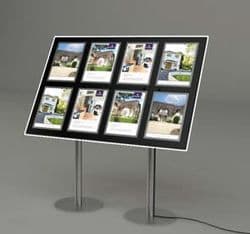 Free standing LED Light Poster Pockets - Zirius