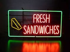 Fresh Sandwiches Neon Sign