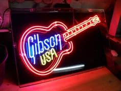 Gibson U.S.A Neon Sign