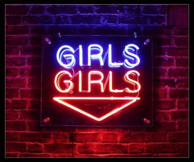 Girls, Girls Neon Sign