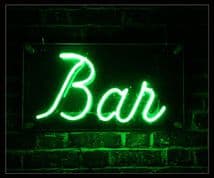Green Bar Neon Sign