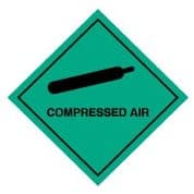 Hazard safety sign - Compressed Air 001
