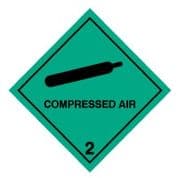 Hazard safety sign - Compressed Air 003
