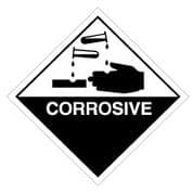 Hazard safety sign - Corrosive 006