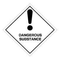 Hazard safety sign - Dangerous Substance 009