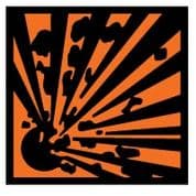 Hazard safety sign - Explosion Hazards 012