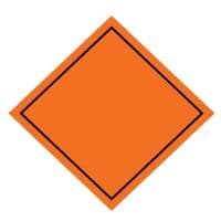 Hazard safety sign - Explosive Blank 028