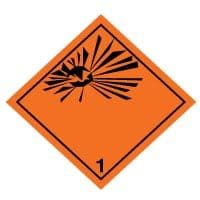 Hazard safety sign - Explosive Symbol (1) 029