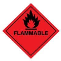 Hazard safety sign - Flammable 031