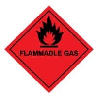 Hazard safety sign - Flammable Gas 032