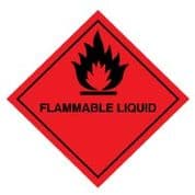 Hazard safety sign - Flammable Liquid 034