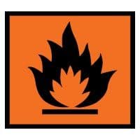 Hazard safety sign - Highly Flammable 040