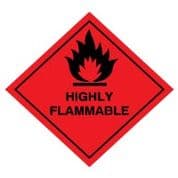 Hazard safety sign - Highly Flammable 041