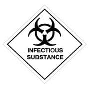 Hazard safety sign - Infectious Substance 043