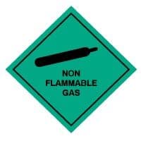 Hazard safety sign - Non Flammable Gas 046