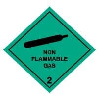 Hazard safety sign - Non Flammable Gas 2 047