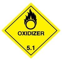 Hazard safety sign - Oxidizer (5.1) 052
