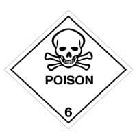 Hazard safety sign - Poison (6) 057
